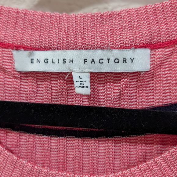 English Factory Bodycon Striped Shirt Dress - Picture 4 of 7